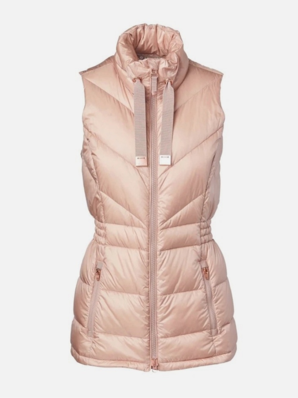 GUC! Athleta 🌹 Banner Peak Down Vest, Nouveau Rose, Size XS